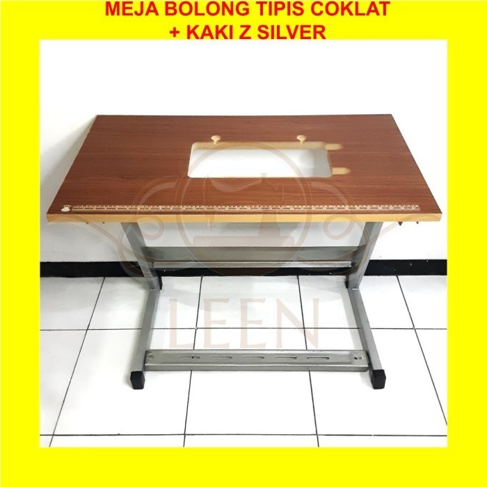 Set Meja + Kaki Mesin Jahit Singer Tradisional Klasik Flatbed Leen