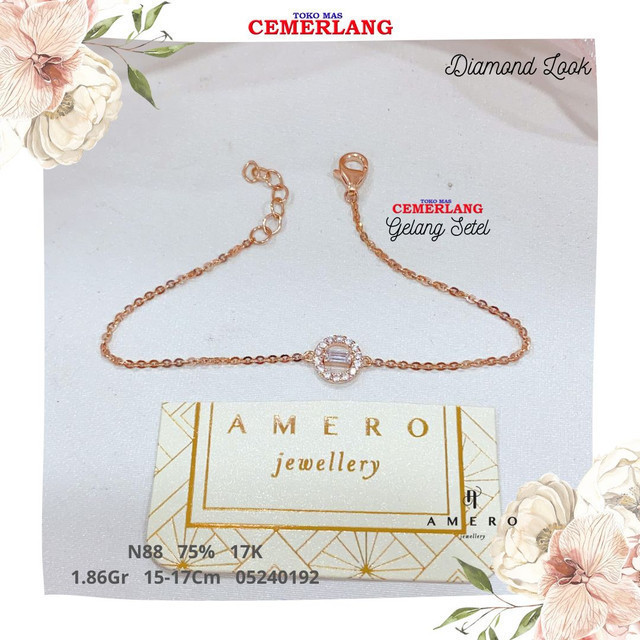 GELANG AMERO FASHION 750 17K 15-17CM 1.86 05240192