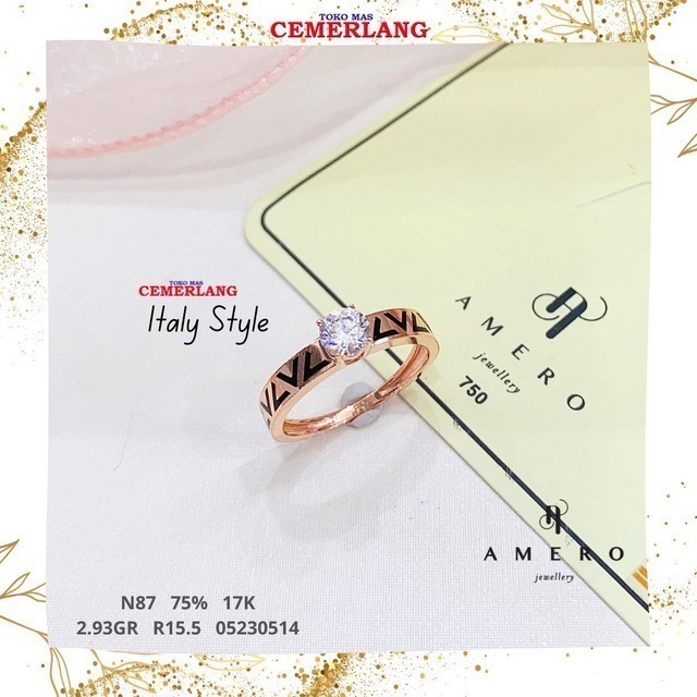 Cincin Amero 750 17K R15 2.93 05230514