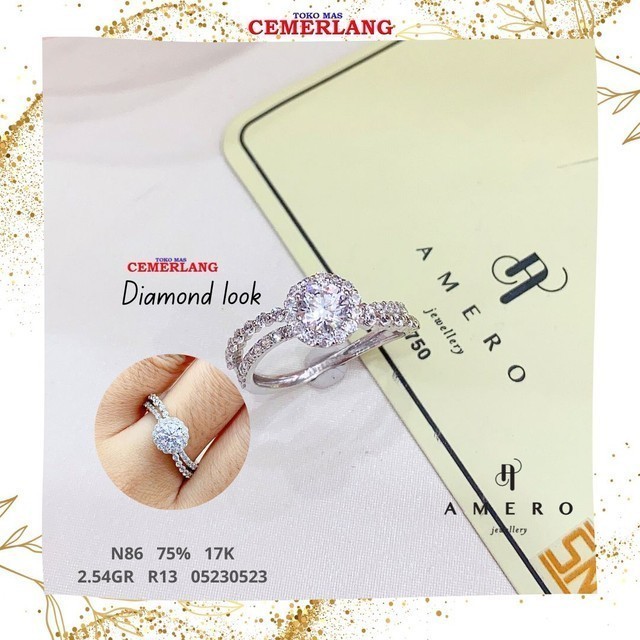 Cincin Amero 750 17K R13 2.54 05230523