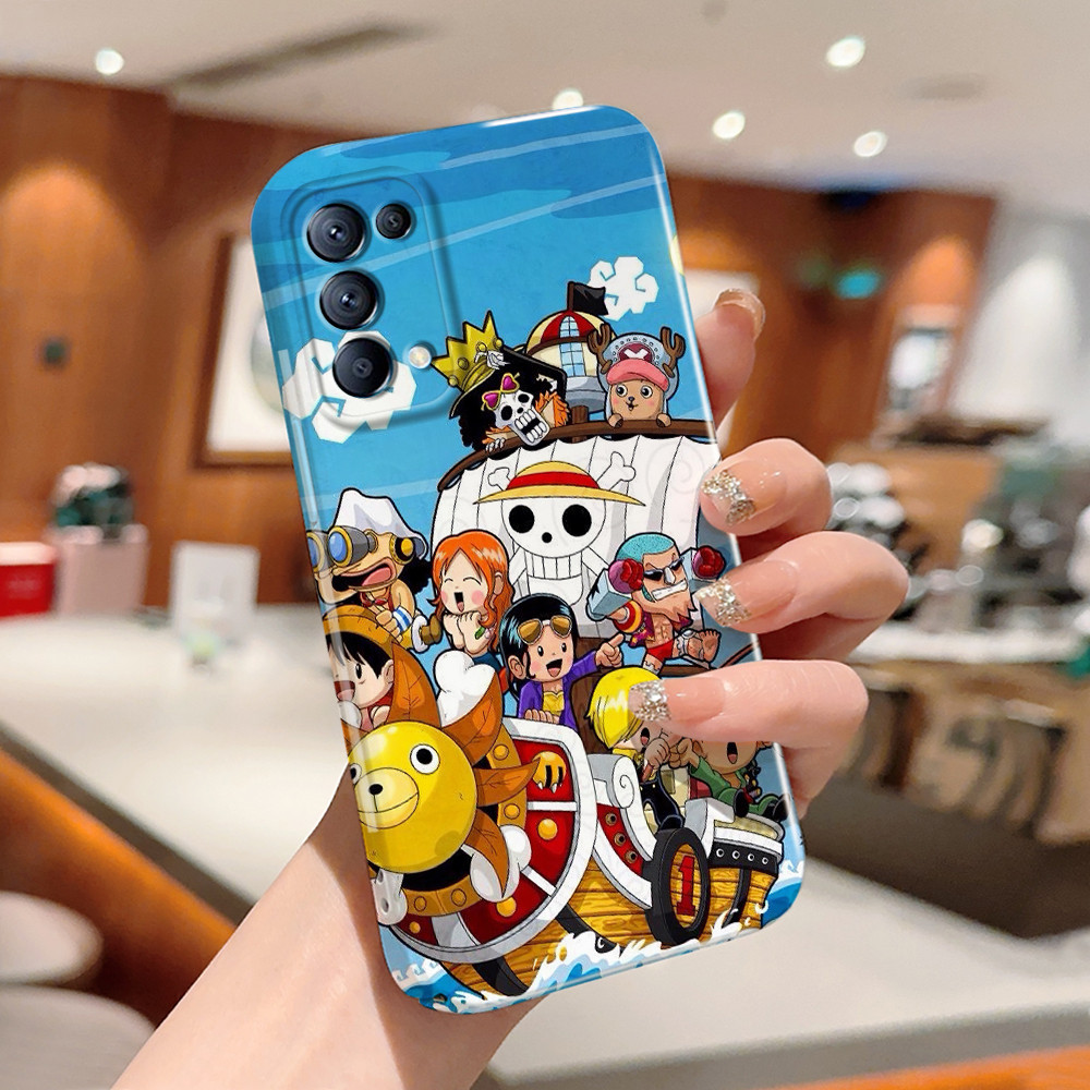 Hard case Akrilik Feilin Kompatibel Untuk OPPO F9 F11 Reno 5 Reno8 5G aesthetics ponsel casing  Pola