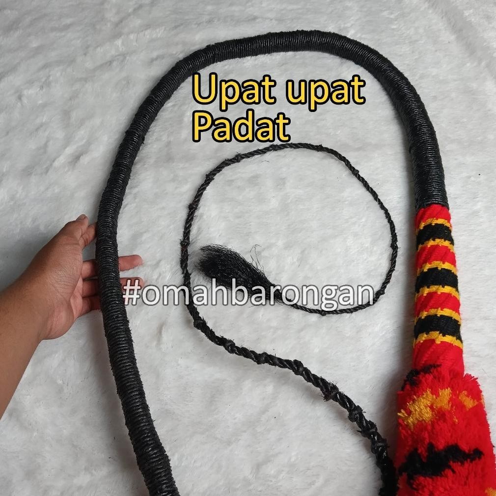 TERMURAH Pecut Bopo 4 Meter Untuk Pentas Dewasa Full Rajut Upat Berkilau SALE