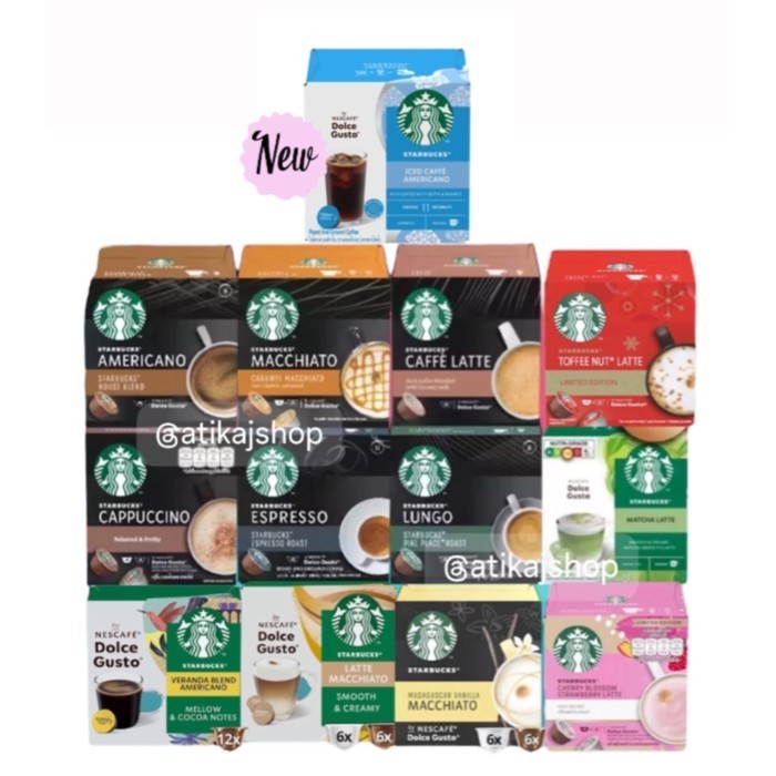 

Nescafe Dolce Gusto Ndg Starbucks Coffee Capsule - Original