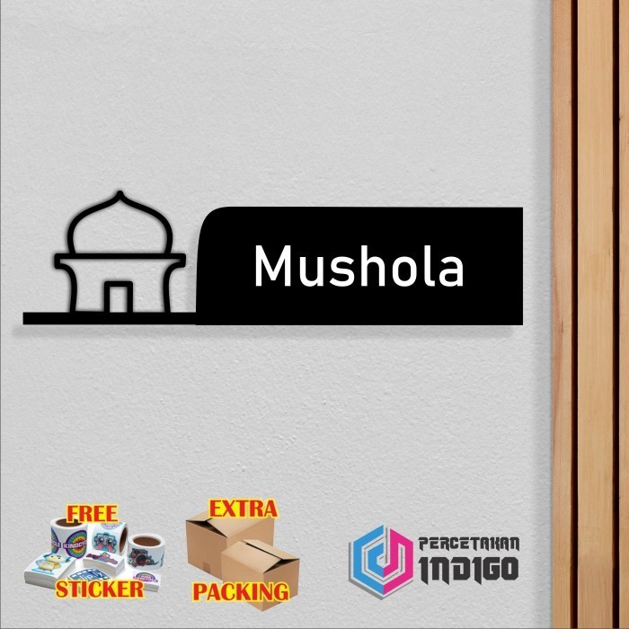 

Promo Papan tanda akrilik sign board Mushola Keren