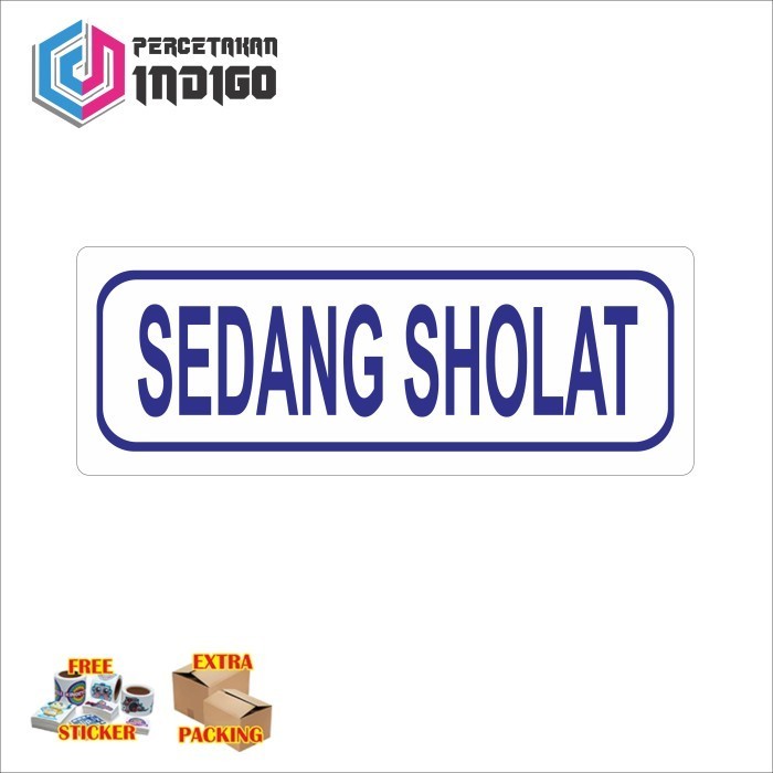 

Grosir sign papan akrilik acrylic sedang sholat Keren