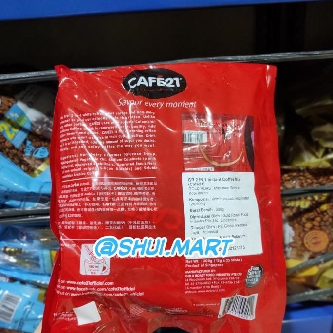 

Gold Roast Kopi Cafe21 - Cafe 21 2In1 Instant Coffee Mix / Coffeemix