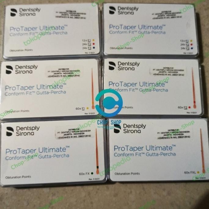 ORIGINAL Dentsply Gutta Percha Protaper Ultimate Gutap Endo Obturasi