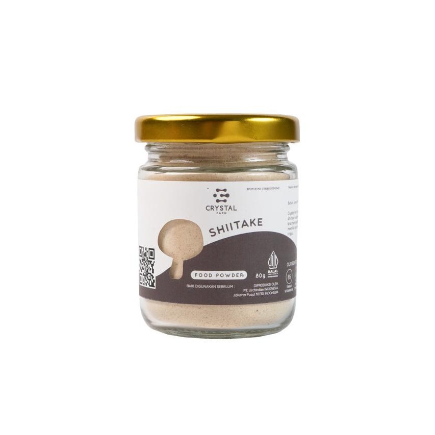 

Crystal Farm | Shiitake Mushroom Food Powder 80gr / Bubuk Kaldu Jamur TS