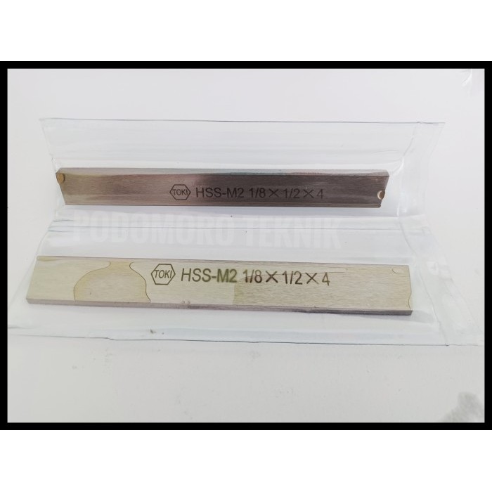 Produk TOKI Mata Pahat Bubut HSS M2 1/8 X1/2 X4 Pahat TOKI HSS-M2 1/8 X1/2 X4