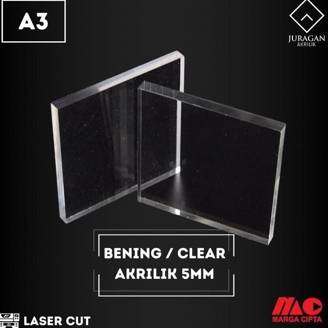 

READY Akrilik Bening A3 5mm Marga Cipta