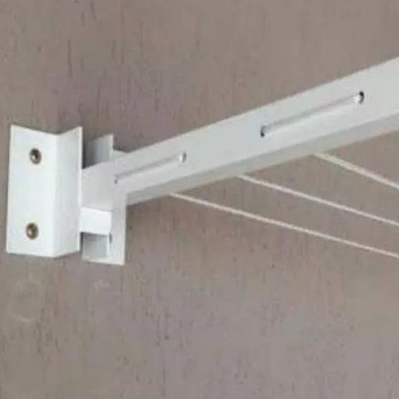 Jemuran Lipat Dinding Gratis Baut Roofing Dan Tali Jemuran 6Mm Panjang