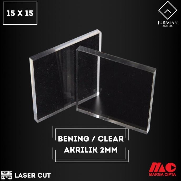 

READY Akrilik Bening 2mm Marga Cipta uk. 15cm x 15cm