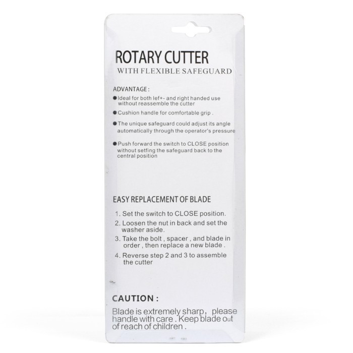 

Alat Potong Bahan Kain Rotary Cutter 450Mm Dafa Rc-16