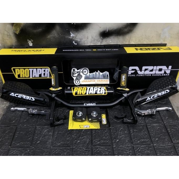 stang protaper fuzion crf 150l klx d-tracker set handgruad acerbis