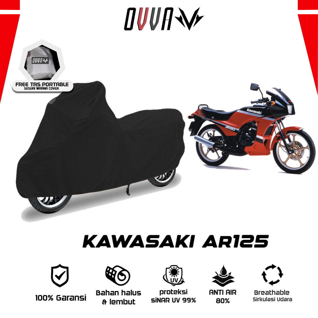 Cover Motor Kawasaki AR 125 / Sarung Motor Kawasaki AR125 / Tutup Kawasaki AR 125