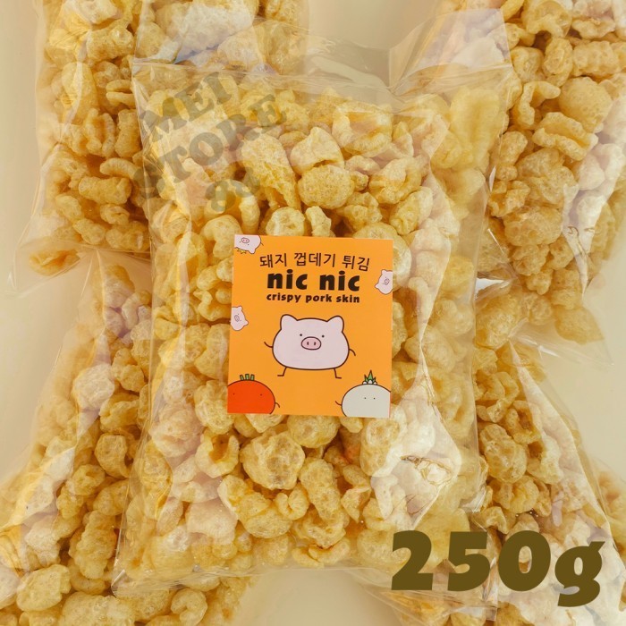 

Kerupuk Kulit Babi Nic Nic 250 Gram Snack Cemilan Kerubi A9