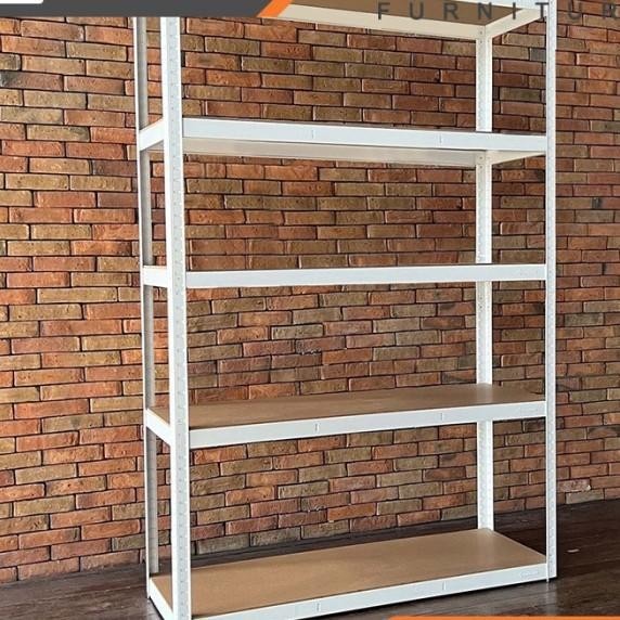 Rak Besi Susun Serbaguna Rak Aquarium Rak Buku Kayu Rak Gudang
