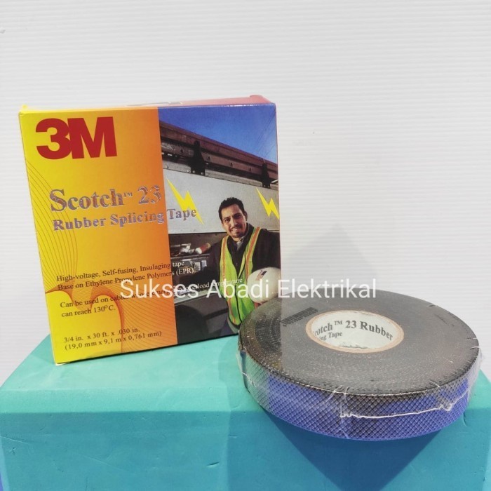 Isolasi Rubber Karet 3M Scotch 3/4"