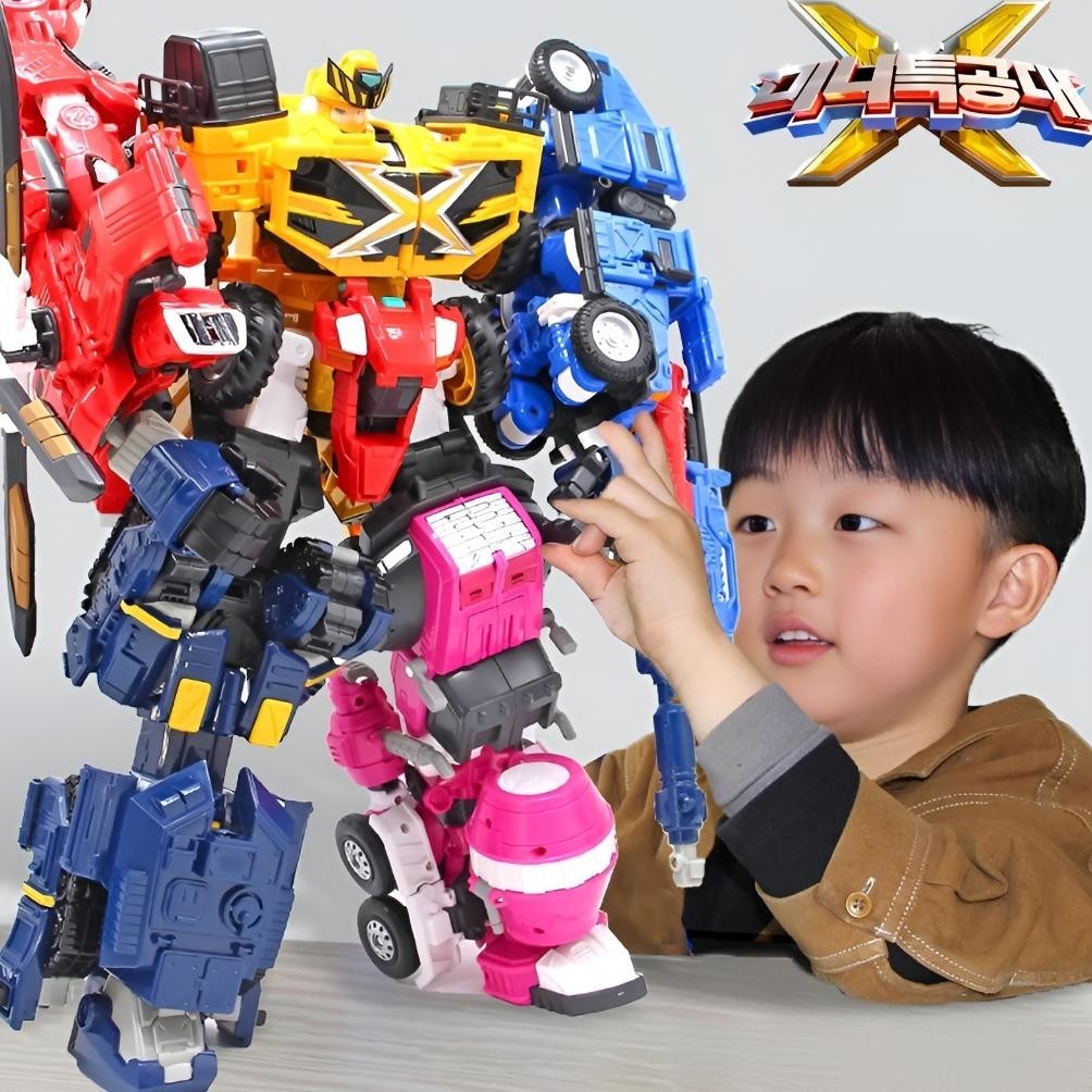 (DISKON) [KST] Robot Action Figure | Mainan Anak Laki Laki Robot Super Agent | Mainan Mobil Mobilan 