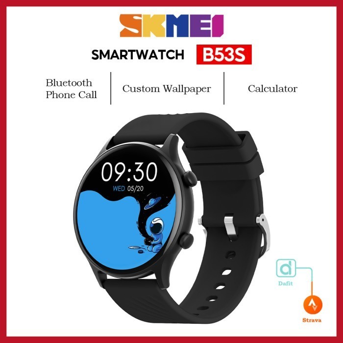 Skmei B53S Smart Watch Jam Tangan Smartwatch Pria Smartwatch Bluetooth Call Kalkulator Wallpaper