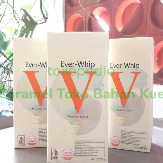 

Ever Whip V Everwhip Vanila 1030Gr - Whipping Cream Non Dairy