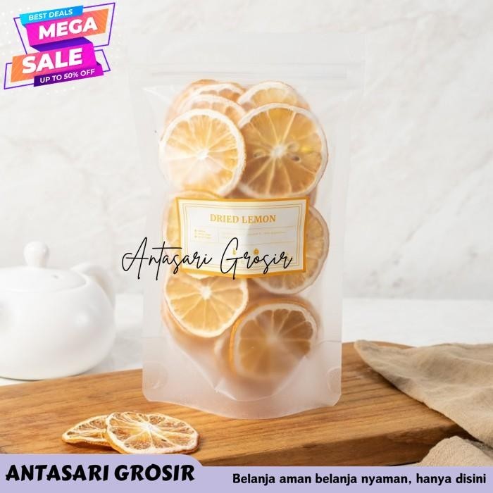 

DRIED LEMON SLICE KERING IRIS JERUK BUAH TEA TISANE PREMIUM 250 TERJAMIN BEST!!