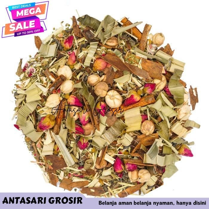 

HORMONAL IMBALANCE | HERBAL TEA BLEND GREEN TEA LEMONGRASS 15 GR - 1KG TERBAIK!!