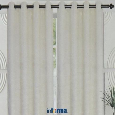 New Informa - Gorden 135X250 Cm Set 2 Pcs Blackout - Ivory Berkualitas