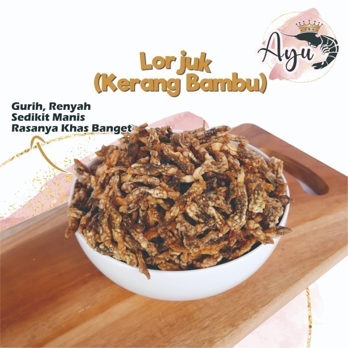 

TERBARU KERIPIK LORJUK ( KERANG BAMBU ) 100GR