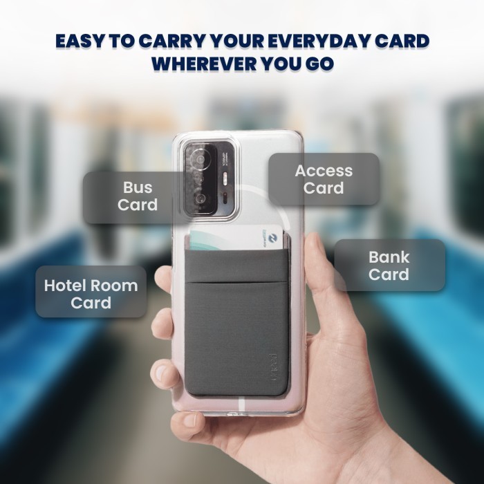 SALE Uneed Sticky Phone Card Holder / Card Holder Hp Tempel - UPH921