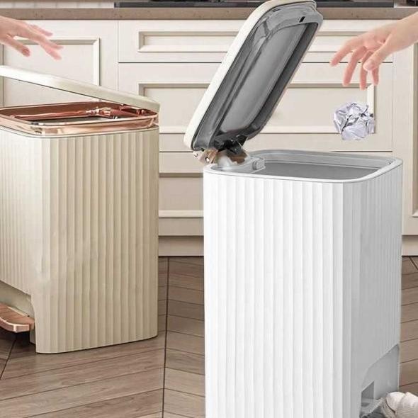 Tempat Tong Sampah Pedal Injak Kaki Tong Sampah Dapur Kamar Mandi Injak Pedal Kaki Praktis Trash Bin