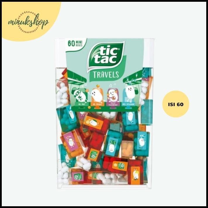 

Permen Tictac Travels Isi 60 Kotak Mini