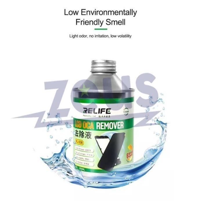 LCD OCA REMOVER RELIFE 8333 - CAIRAN PEMBERSIH LEM OCA RELIFE RL-538