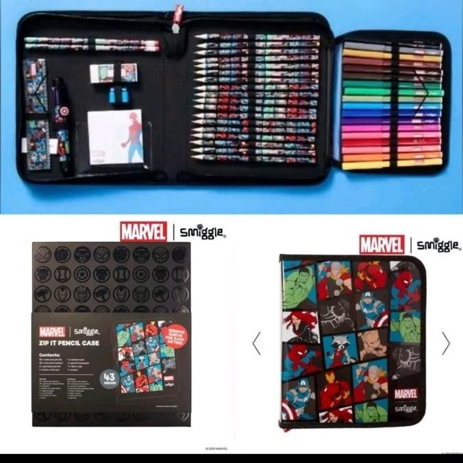 

Smiggle Stationery Set Marvel Avengers/ Alat Tulis Smiggle/kado