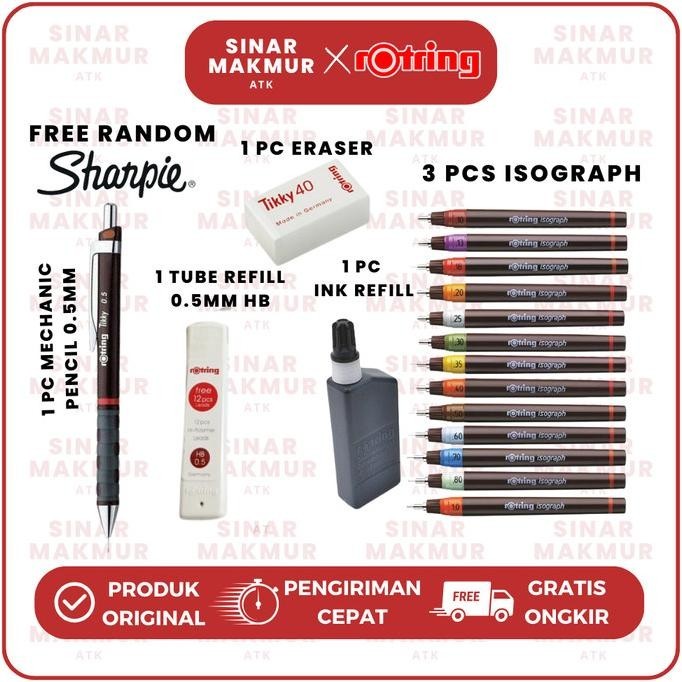

College Set Rapido Isograph Eco Pack Rotring (Set)