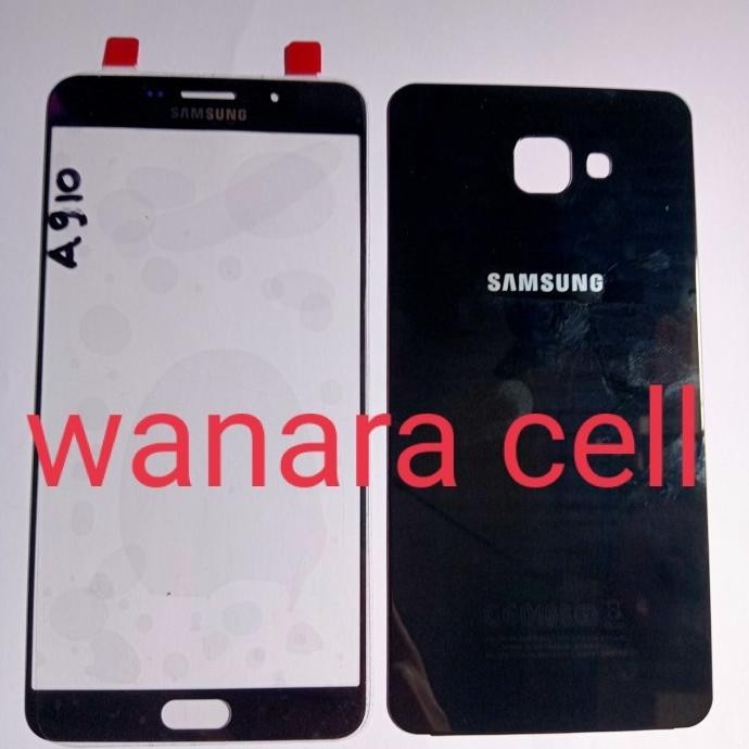 KACA LCD DAN BACKDOOR FULLSET SAMSUNG GALAXY A910 A9 PRO 2016 HITAM