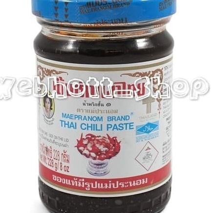 

Maepranom Brand Thai Chilli Paste Sauce 228G | Mae Pranom Pasta Sambal