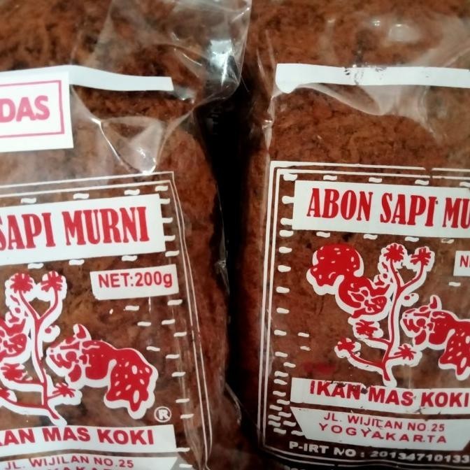 

ABON SAPI MURNI CAP IKAN MAS KOKI 200gr H56M