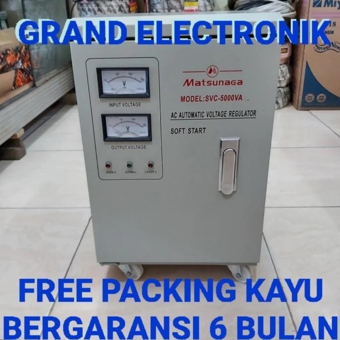 stabilizer listrik MATSUNAGA 5000wat 5000va 5000watt stavol