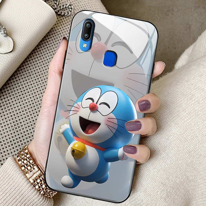 Casing Hp Untuk VIVO Y93 Y93s Y91 Y91i Y95 Y91C Y1S Y90 Case Casing merokok Softcase Doraemon Kesing