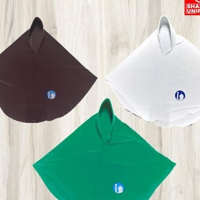Jilbab Al Azhar / Jilbab Sekolah Warna Putih