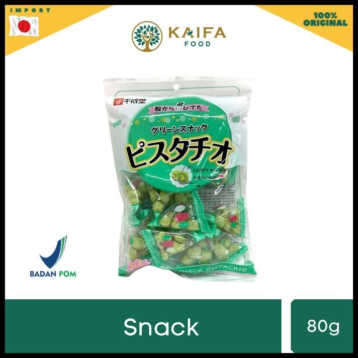 

Sennarido Green Snack Pistachios - Cemilan Kacang Jepang