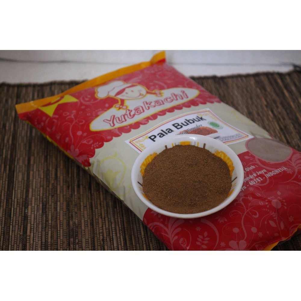 

Pala Bubuk 1 Kg Yutakachi / Preum Nutmeg Powder / Bumbu Rempah Murni Ala / CV tra Tjandra Sukses