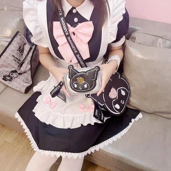 Tas Kuromi / Pouch Kuromi / Tas Import Kuromi / Sling Bag Kuromi Impor