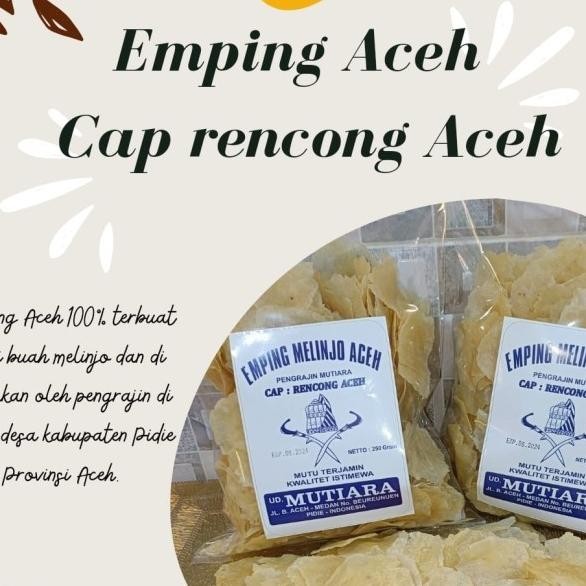 

Emping Melinjo Aceh 500 G Grade A Mutiara