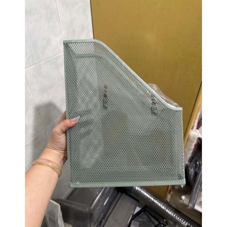 

Ox04 [READY SIAP KIRIM] Dronjons File organizer set 2 pcs/Box File Tempat Majalah Organizer Baja, file tempat kertas,file holder Sale