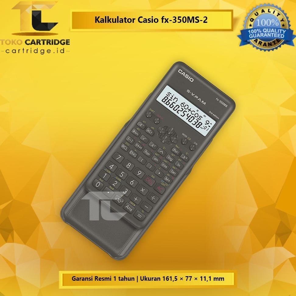 

FE24 Calculator Scientific FX-350MS 2 Casio Kalkulator Ilmiah Sains Casio FX 350MS Scientific 2 Garansi Resmi Original Sale