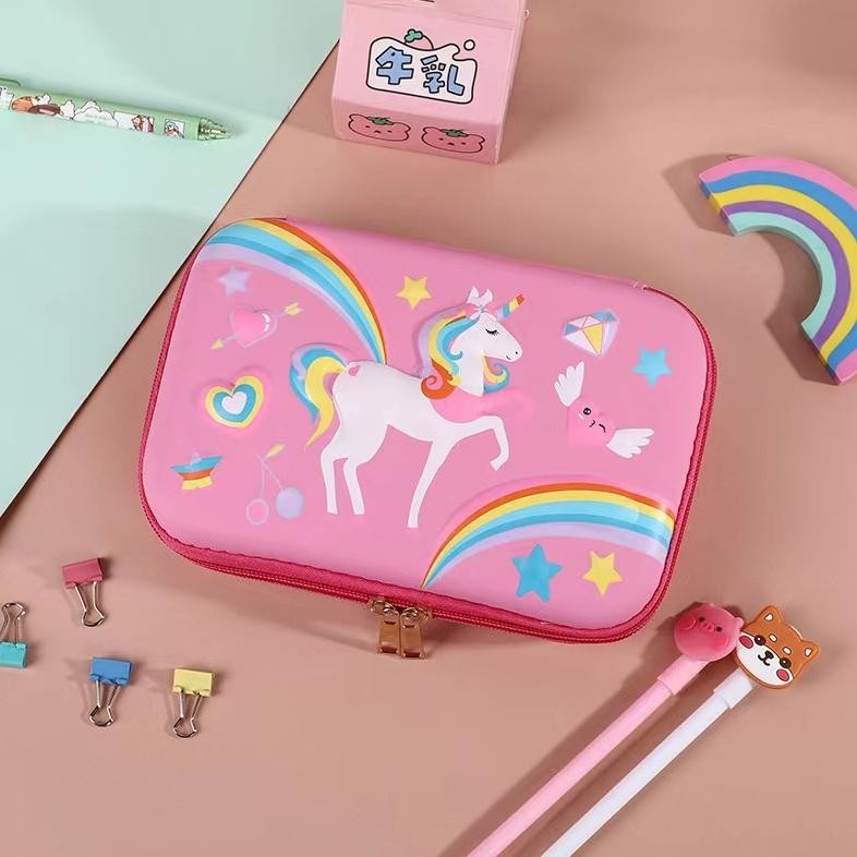 

Murah Meriah Bellino - Kotak Pensil Timbul 3d Besar Import SMIGGLE Kado Alat Tulis Sekolah Eva Hard Case Unicorn Premium Import Tempat Pensil Emboss 6D Murah