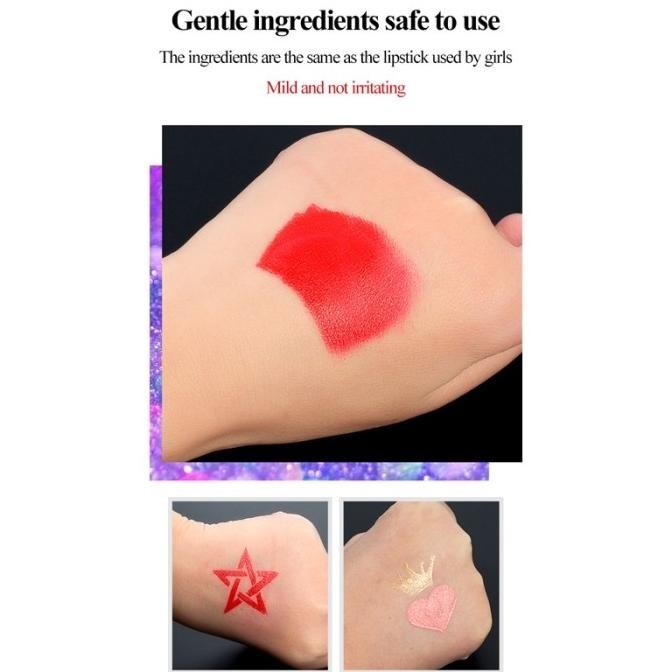 Body Face Painting Anak Cat Wajah Painting Makeup Painting/12warna HFS