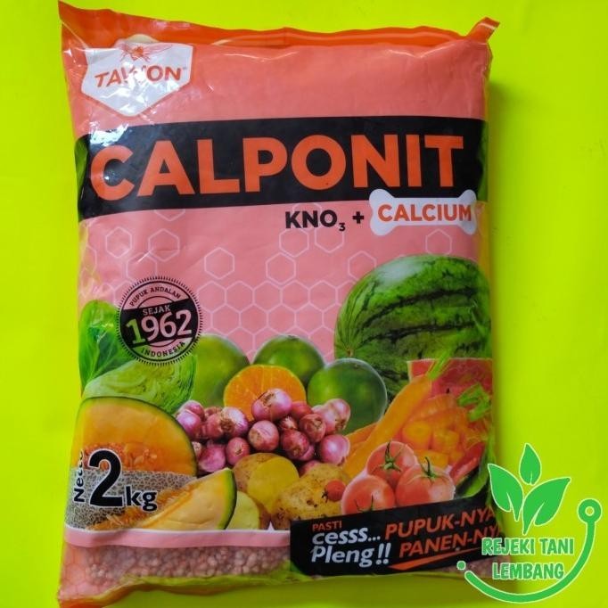 PUPUK PERTANIAN CALPONIT KNO3 PLUS CALCIUM 2KG - CAP TAWON